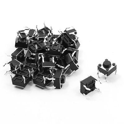 6mm x 6mm x 4mm DIP Push Button Momentary Tactile Switch 4 Pin 5 / 10 / 20 pcs