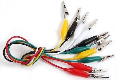 10pcs 50cm Double-ended Crocodile Cable Alligator Jumper Wires for BBC micro:bit