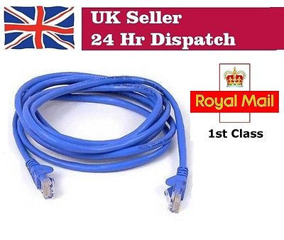 RJ45 10/100 Network LAN Ethernet Lead Cable CAT5 3m FOR Raspberry Pi NEW