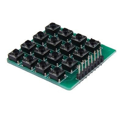 8 pin 4x4 Matrix 16 Keys Button Keypad  Module for Arduino Raspberry Pi