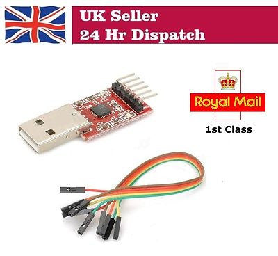 USB 2.0 to TTL UART 6 PIN Module Serial Converter CP2102 STC RED New