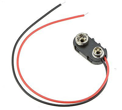 QUALITY 9V PP3 Battery Snaps Connector 150mm Hard Plastic- 5/10 PCS Pack