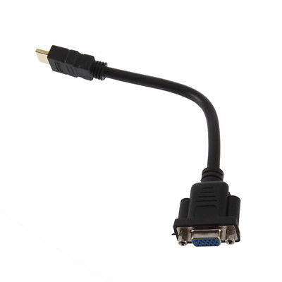 HDMI Male to VGA HD-15 Male 15 pin Adapter Cable For HDTV