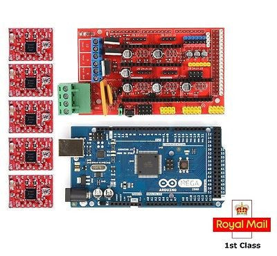 RAMPS 1.4 3D Printer Kit with Arduino Mega2560 + A4988 for RepRap Pololu SaintSm