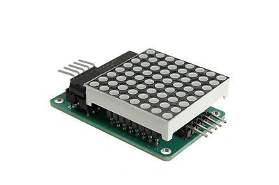 MAX7219 8x8 Red Dot Matrix Module Display Module Kit for Raspberry Pi Arduino