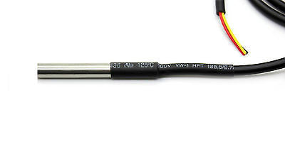 Waterproof DS18B20 Temperature Sensor Probe 100cm 1m 1 / 2 / 5 PROBES
