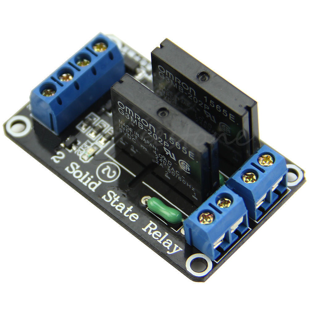 5V 2 Channel Solid State Relay module for Arduino Raspberry Pi