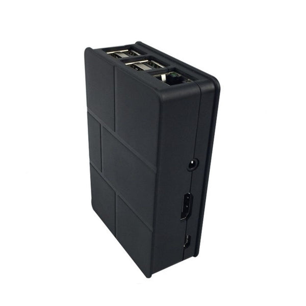 ABS Case Shell Enclosure BLACK + HEATSINK SET for Raspberry Pi 3 B / 2 B / B+