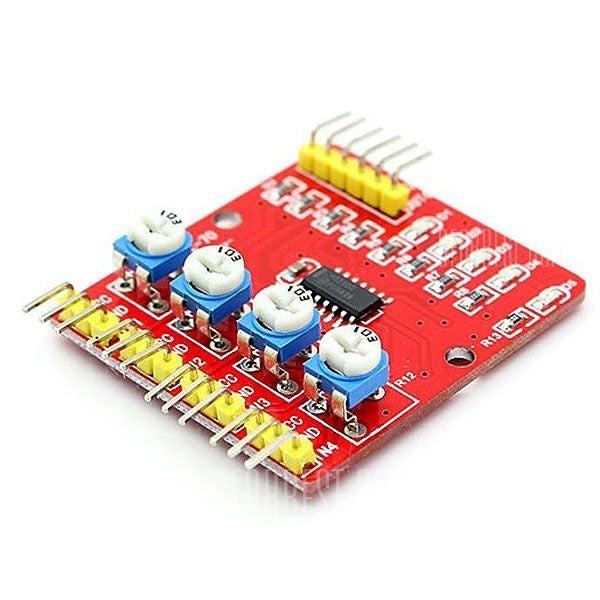 4-Channel Infrared IR Line Tracking Sensor Module for Raspberry Pi Arduino