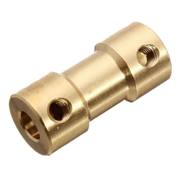 Copper Coupler Coupling for Motor Shaft Robot Smart Car  2/3//4/5mm Diameter