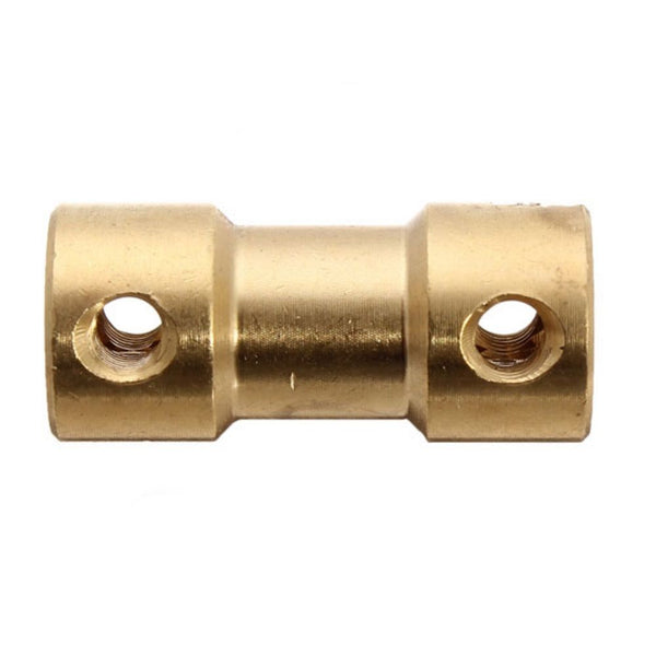 Copper Coupler Coupling for Motor Shaft Robot Smart Car  2/3//4/5mm Diameter