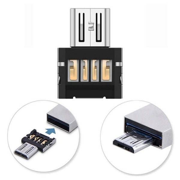 2 x USB to microUSB OTG Converter Shim for Raspberry Pi Zero