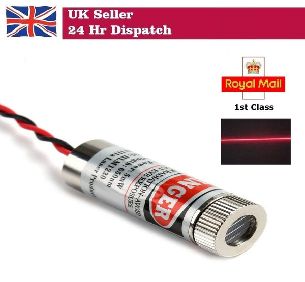 650nm RED LINE Laser Module 5V Industrial Grade