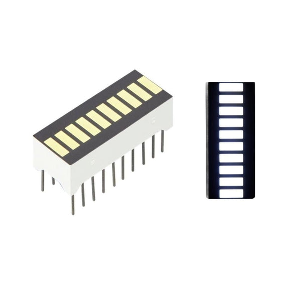 Adafruit 10 Segment Light Bar LED Display - WHITE
