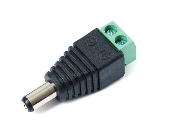 Screw Terminal 5.5mm/2.1mm DC Barrel Jack Plug Female Male  3/5/10 PCS SETS