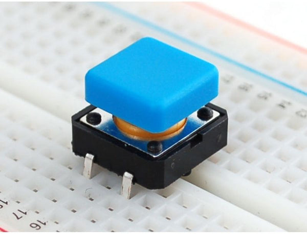 Colourful Tactile Button Switch 12x 12x7.3mm Assortment Square CAPS 5/10/20 PCS