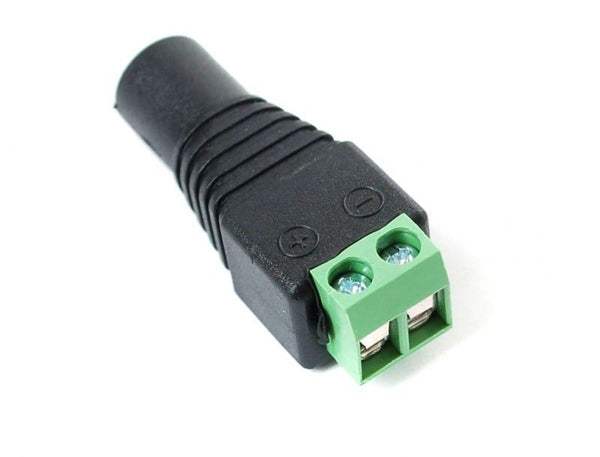 Screw Terminal 5.5mm/2.1mm DC Barrel Jack Plug Female Male  3/5/10 PCS SETS