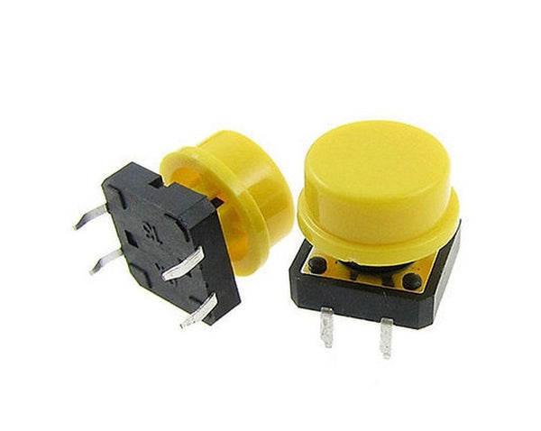 12x12x7.3mm Panel PCB Momentary Tactile Push Button Switch with CAP  5/10/20 PCS