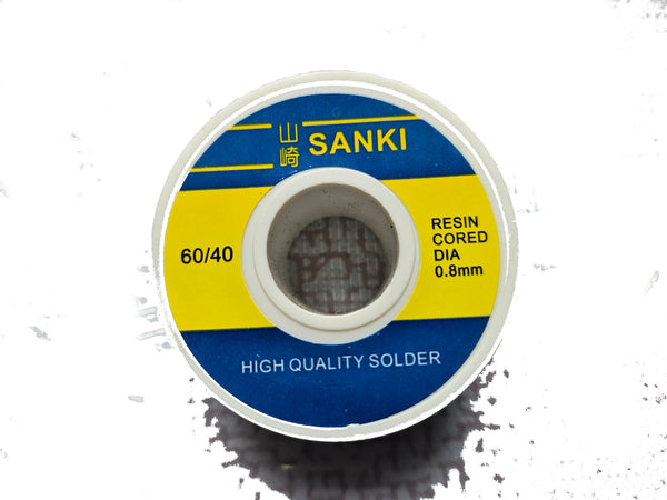 SANKI 0.8mm Solder Wire Low Temperature Rosin Core Tin Wire for RC Model 50g
