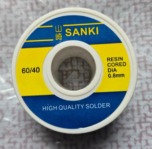 SANKI 0.8mm Solder Wire Low Temperature Rosin Core Tin Wire for RC Model 50g