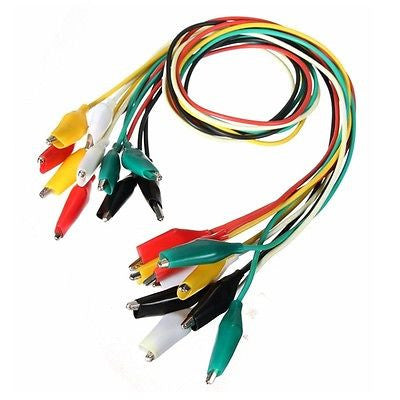10pcs 50cm Double-ended Crocodile Cable Alligator Jumper Wires for BBC micro:bit