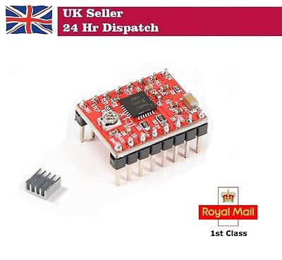 Reprap StepStick Stepper Motor Driver Module A4988 Heatsink 3D Printer 2/5/10 pc