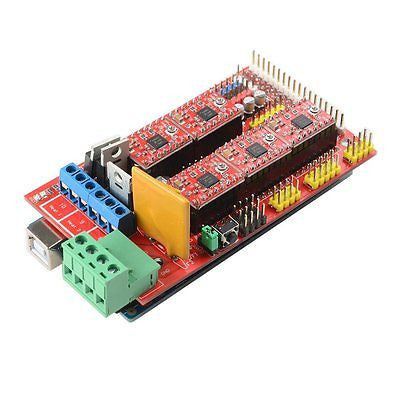 RAMPS 1.4 3D Printer Kit with Arduino Mega2560 + A4988 for RepRap Pololu SaintSm