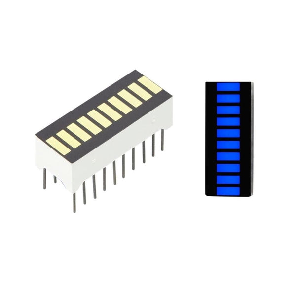 Adafruit 10 Segment Light Bar LED Display - BLUE KWL-R1025BB [ADA1815]
