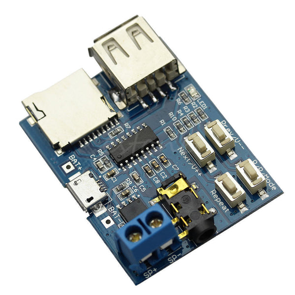 TF card U disk MP3 Format Decoder Board Module Amplifier Decoding audio Player