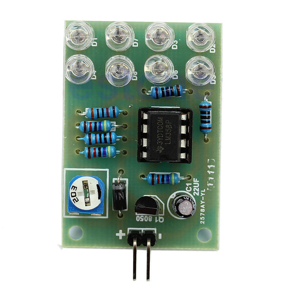 12V Breathe Light 8-LED Flashing Lamp Parts Electronic DIY Module LM358 Chip