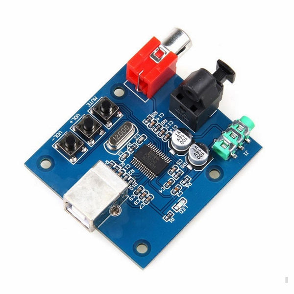 PCM2704 USB DAC to S/PDIF Sound Card Audio Decoder Board 3.5mm Analog Output