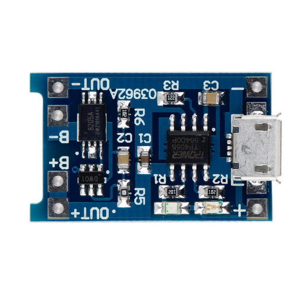 TP4056 5V 1A Micro USB 18650 Lithium Battery Charging Board  Module 1/2/5/10PCS