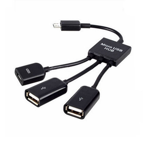 Dual Micro USB Host OTG Hub Adapter For Raspberry Pi Zero