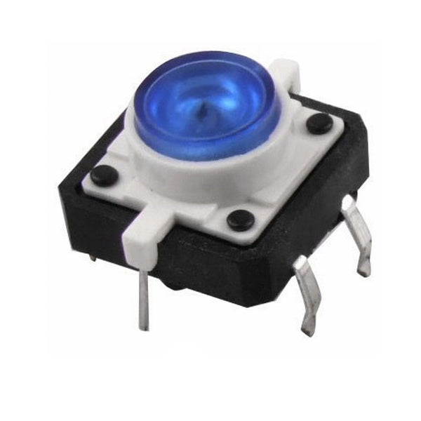 LED Lamp Momentary Tactile Push Button Switch 4 Pin PCB 12 x 12 x 7mm 5 PCS