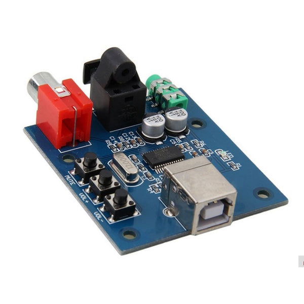 PCM2704 USB DAC to S/PDIF Sound Card Audio Decoder Board 3.5mm Analog Output