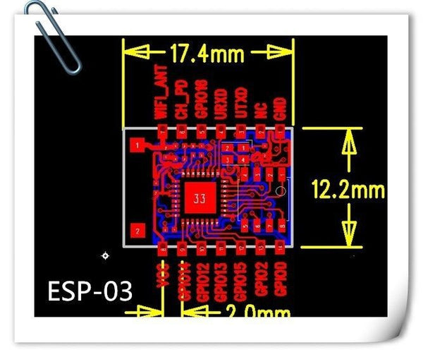 ESP8266 Remote Serial Port WIFI Transceiver Wireless Modules ESP-01 to ESP-12