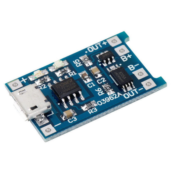 TP4056 5V 1A Micro USB 18650 Lithium Battery Charging Board  Module 1/2/5/10PCS