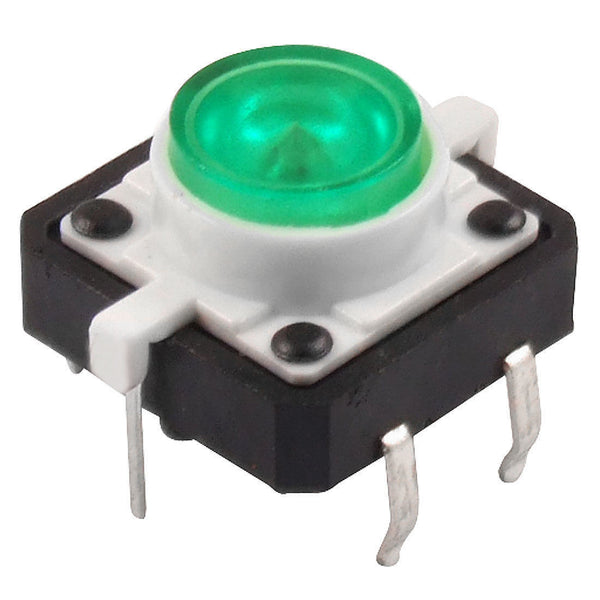 LED Lamp Momentary Tactile Push Button Switch 4 Pin PCB 12 x 12 x 7mm 5 PCS