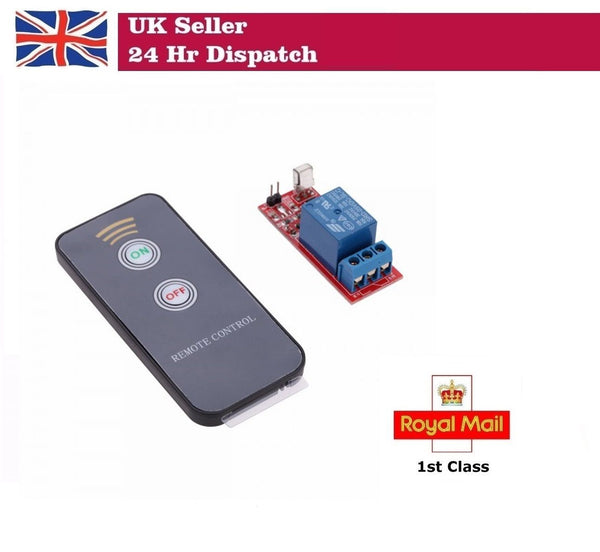 One 1 CH Channel 5V Relay Module with IR Infrared Remote Control Raspberry Pi