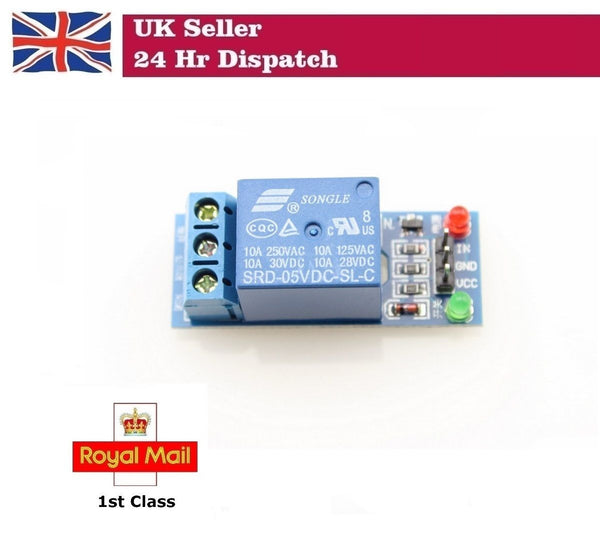 One 1 Channel 5V LED Relay Module Raspberry Pi Arduino NEW