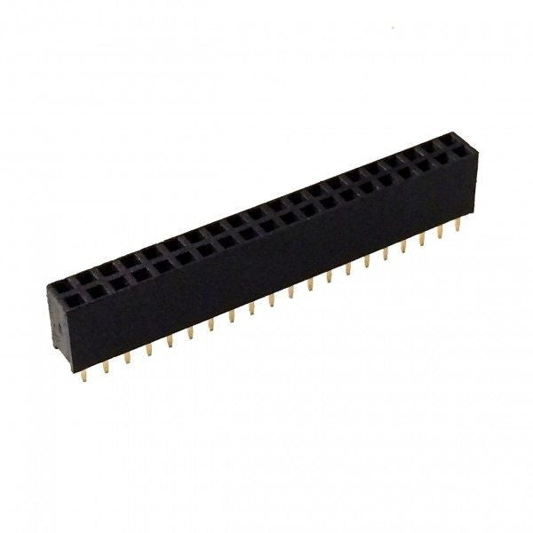40 Pin GPIO 2x20 Female Header 2.54mm for Raspberry Pi Zero
