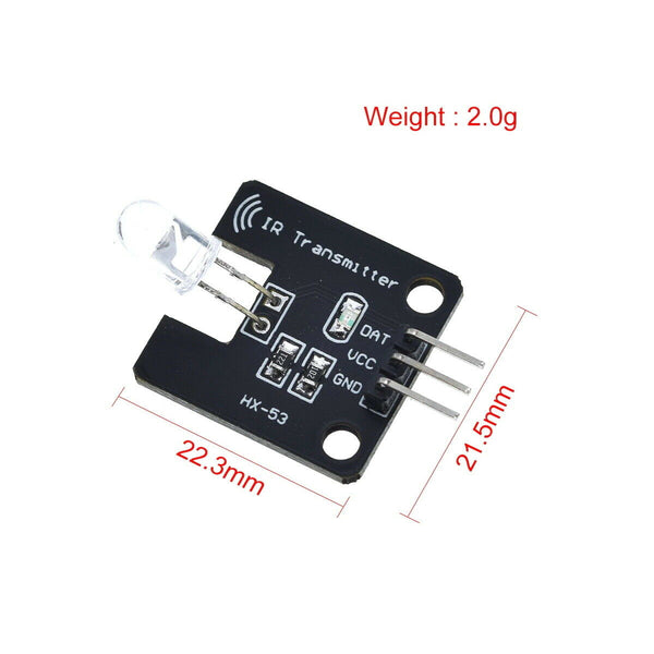 Digital 38KHz Infrared IR Sensor Transmitter Receiver Kit for Arduino  Pi