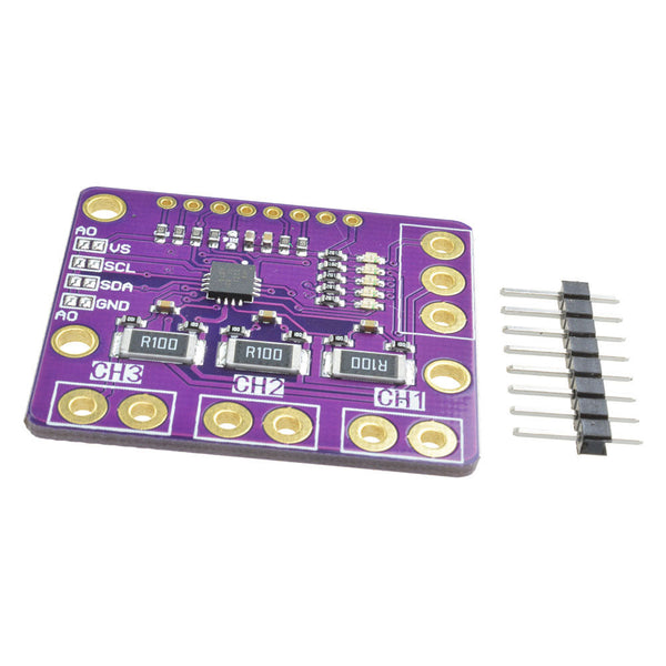 INA3221 Triple Channel Shunt Current Power Supply Voltage Monitor Sensor Board